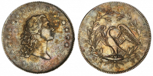 1794 Dólar de plata de pelo suelto