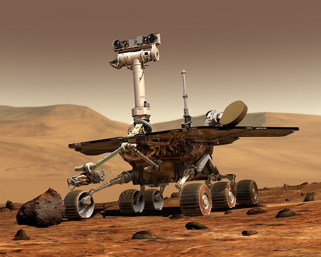 Oro en marte - Rover en el espacio